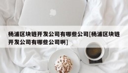 杨浦区块链开发公司有哪些公司[杨浦区块链开发公司有哪些公司啊]